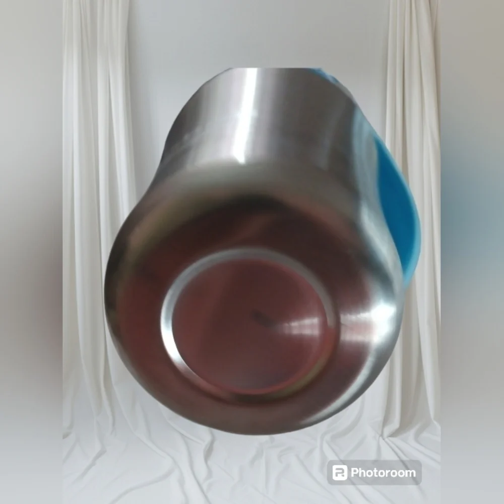 Reebok Pet Travel Bottle Feeder Blue Stainless Steel